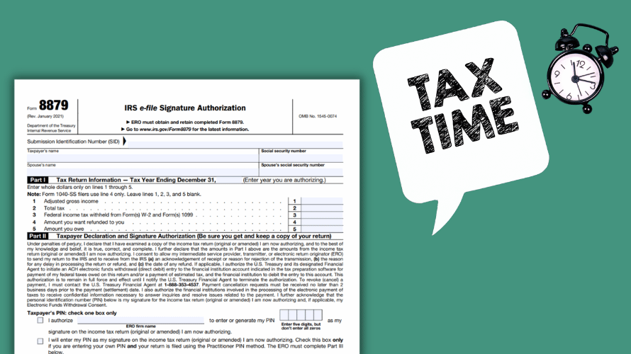 Form 8879: IRS e-file Signature Authorization